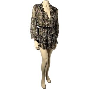 NWT Misa Los Angeles Bohemian Floral Mini Dress